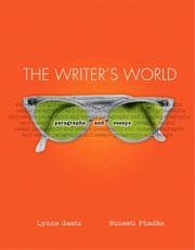 Tapa de The writer's world