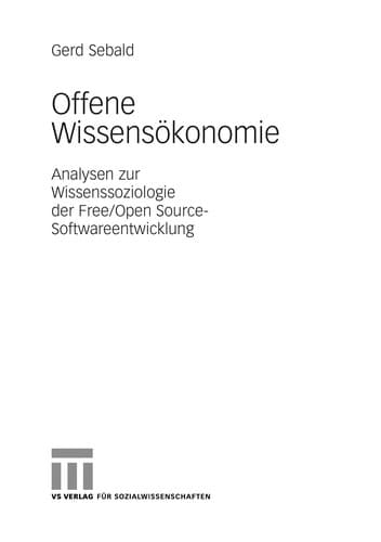 Tapa de Offene Wissensökonomie
