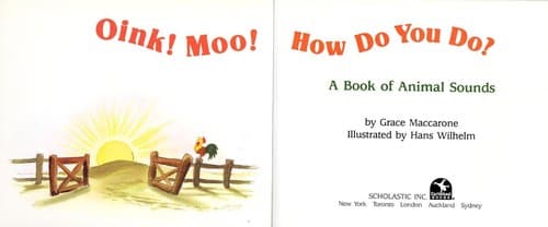Tapa de Oink! Moo! How do you do?