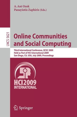 Tapa de Online Communities and Social Computing