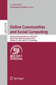 Tapa de Online Communities and Social Computing