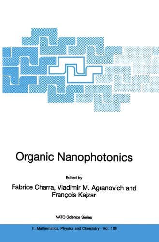 Tapa de Organic Nanophotonics