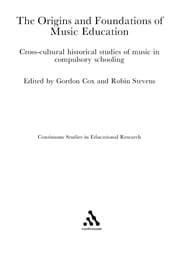 Tapa de The origins and foundations of music education