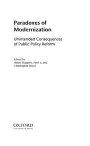 Tapa de Paradoxes of modernization
