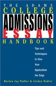 Tapa de The Adams college admissions essay handbook