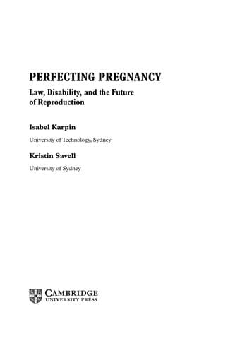 Tapa de Perfecting pregnancy