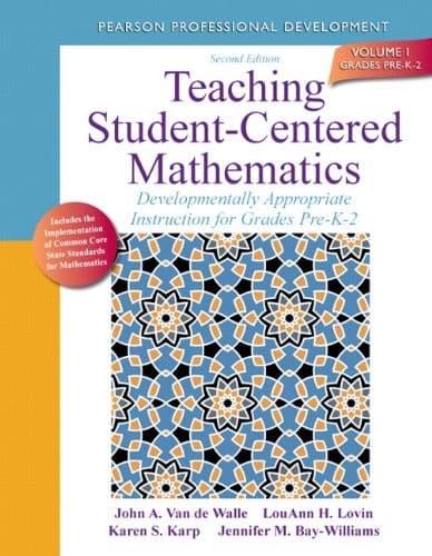 Tapa de Teaching Student-Centered Mathematics: Developmentally Appropriate Instruction for Grades Pre-K-2 (Volume I) (2nd Edition) (Teaching Student-Centered Mathematics Series)