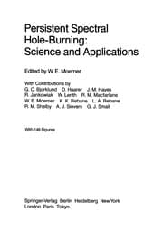 Tapa de Persistent Spectral Hole-Burning: Science and Applications
