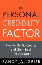 Tapa de The personal credibility factor