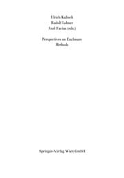 Tapa de Perspectives on Enclosure Methods