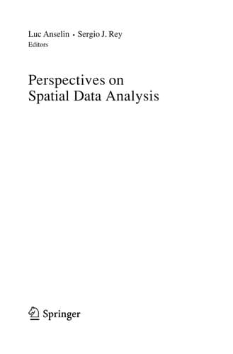 Tapa de Perspectives on spatial data analysis