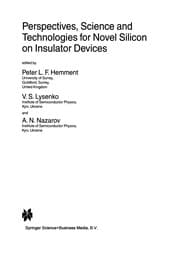 Tapa de Perspectives, Science and Technologies for Novel Silicon on Insulator Devices