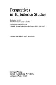 Tapa de Perspectives in Turbulence Studies