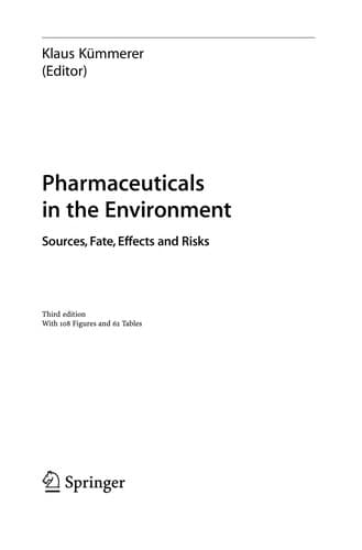Tapa de Pharmaceuticals in the environment