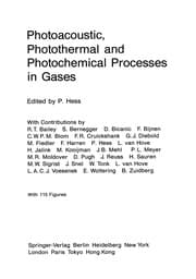 Tapa de Photoacoustic, Photothermal and Photochemical Processes in Gases