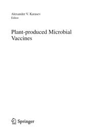 Tapa de Plant-produced Microbial Vaccines