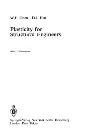 Tapa de Plasticity for Structural Engineers