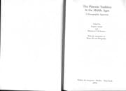 Tapa de The platonic tradition in the Middle Ages: a doxographic approach