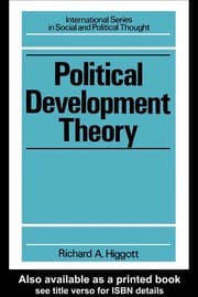 Tapa de Political development theory