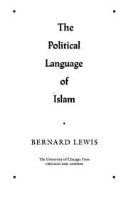Tapa de The political language of Islam