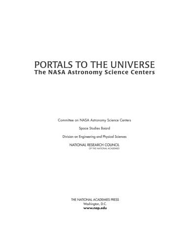 Tapa de Portals to the universe
