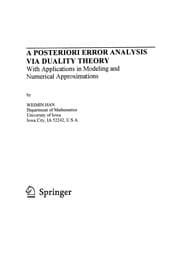 Tapa de Posteriori error analysis via duality theory