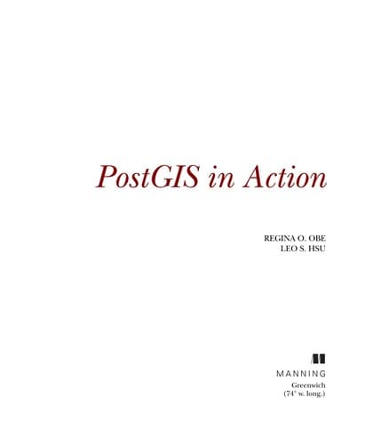 Tapa de PostGIS in action