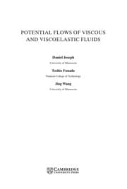 Tapa de Potential flows of viscous and viscoelastic fluids