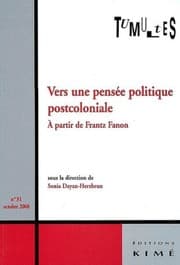 Tapa de Vers une pensée politique postcoloniale à partir de Frantz Fanon