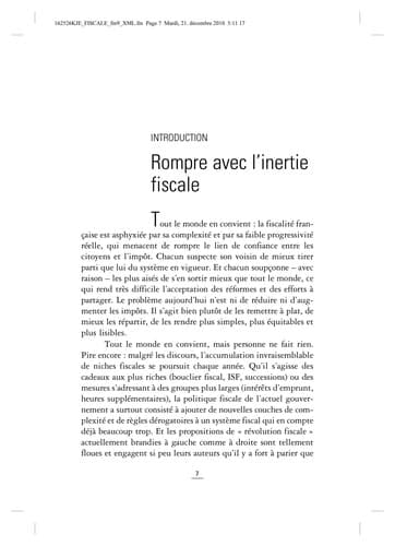 Tapa de Pour une re volution fiscale