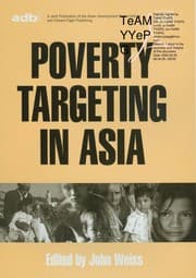 Tapa de POVERTY TARGETING IN ASIA; ED. BY JOHN WEISS