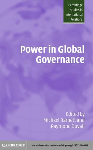 Tapa de Power in Global Governance