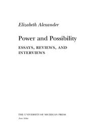 Tapa de Power and possibility