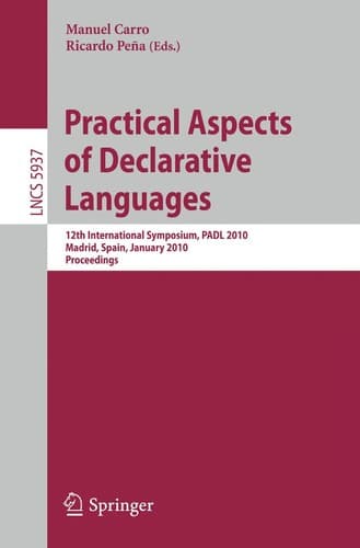 Tapa de Practical Aspects of Declarative Languages