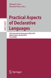 Tapa de Practical Aspects of Declarative Languages