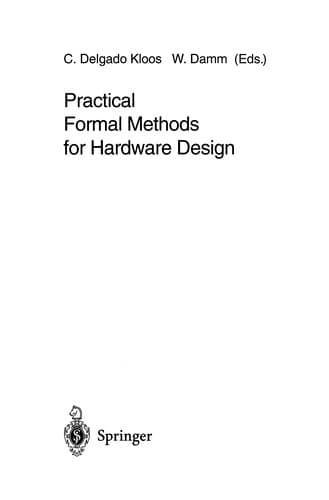 Tapa de Practical Formal Methods for Hardware Design