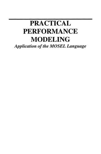 Tapa de Practical Performance Modeling