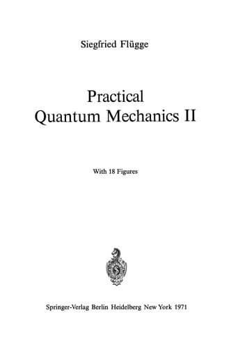 Tapa de Practical Quantum Mechanics II