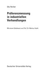 Tapa de Präferenzmessung in industriellen Verhandlungen