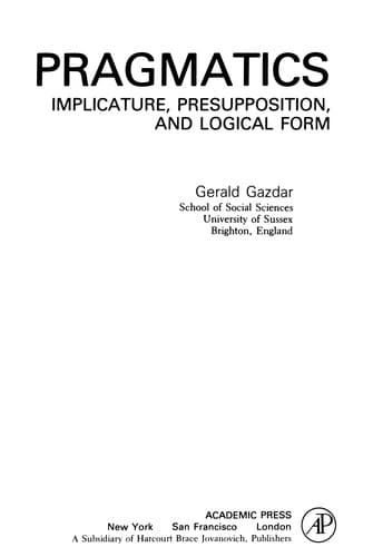 Tapa de Pragmatics
