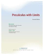 Tapa de Precalculus with limits