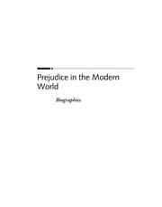 Tapa de Prejudice in the modern world