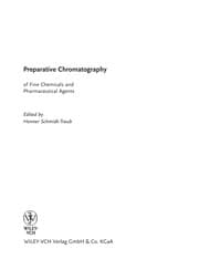 Tapa de Preparative chromatography of fine chemicals and pharmaceutical agents