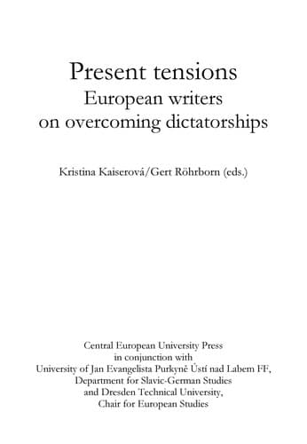 Tapa de Present tensions