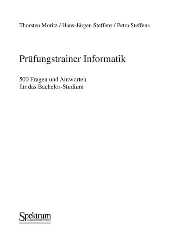 Tapa de Pru fungstrainer Informatik