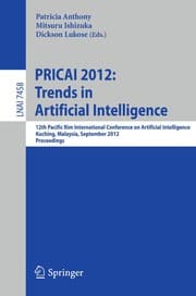 Tapa de PRICAI 2012: Trends in Artificial Intelligence