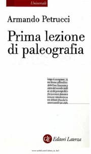 Tapa de Prima lezione di paleografia