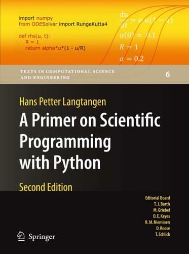 Tapa de A primer on scientific programming with Python
