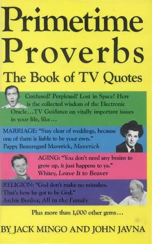 Tapa de Primetime proverbs