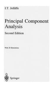 Tapa de Principal component analysis